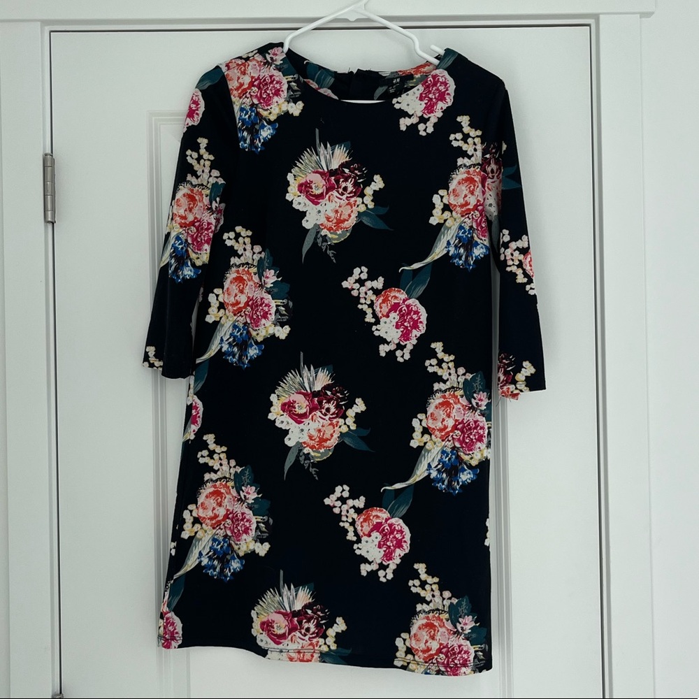 H&M floral tunic dress
